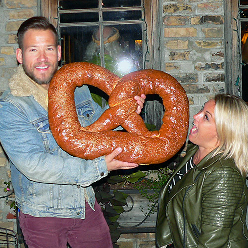 Sven Sundgard vs the Giant Pretzel!